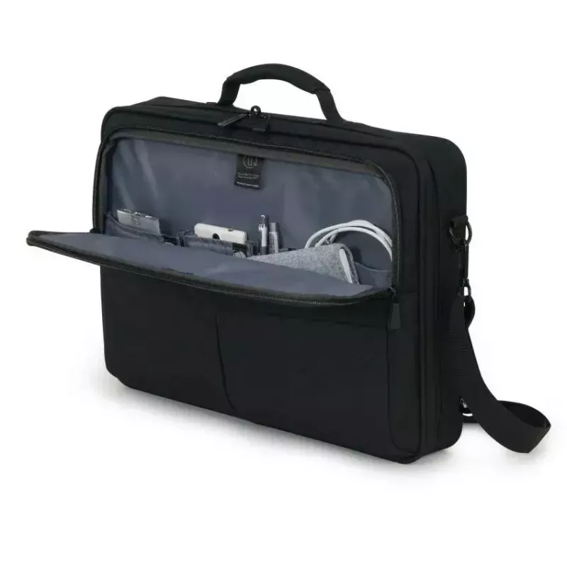 DICOTA Multi Scale - etui na notebooka 12-14,1 inch - czarne / 600d z recyklingowanego PET