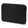 DICOTA Perfect Skin - 12-12.5in Notebook Sleeve - Czarny / Synthetic Neoprene With 100% Recycled Surface Fabric