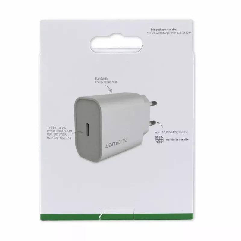 Ładowarka sieciowa 4smarts 465575 uniwersalna biała USB