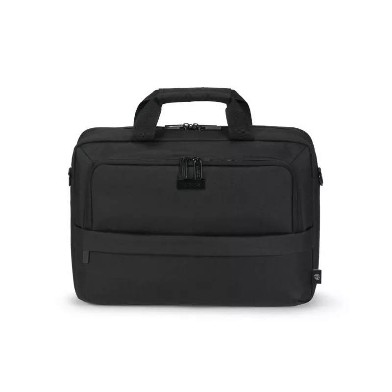 DICOTA Eco Top Traveller Core – Torba na notebooka 13–14,1 cala – czarna / 300D 100% poliester z recyklingu PET