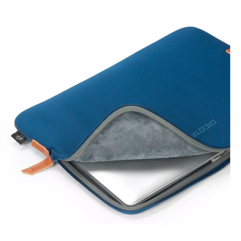 DICOTA Skin Urban - Pokrowiec na MacBook 14 cali - Granatowy / Tkanina z recyklingowanego poliestru i neoprenu