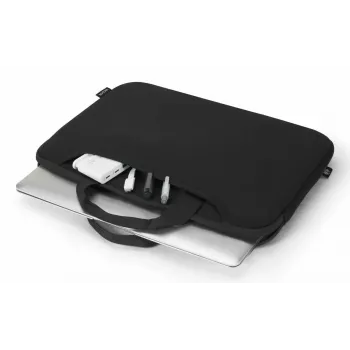 DICOTA Smart Sleeve One - Pokrowiec na notebook 14-14,1 cala - Czarny / Tkanina z recyklingu Jersey