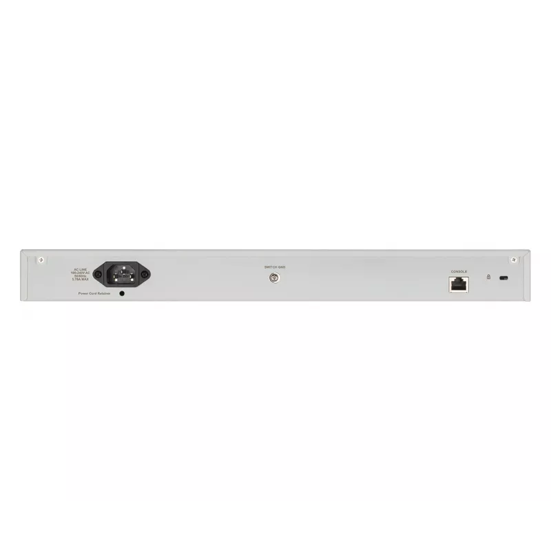 D-Link 52-portowy gigabitowy przełącznik inteligentny PoE+ Nuclias Smart Managed z 4 portami Combo 1G, 370 W