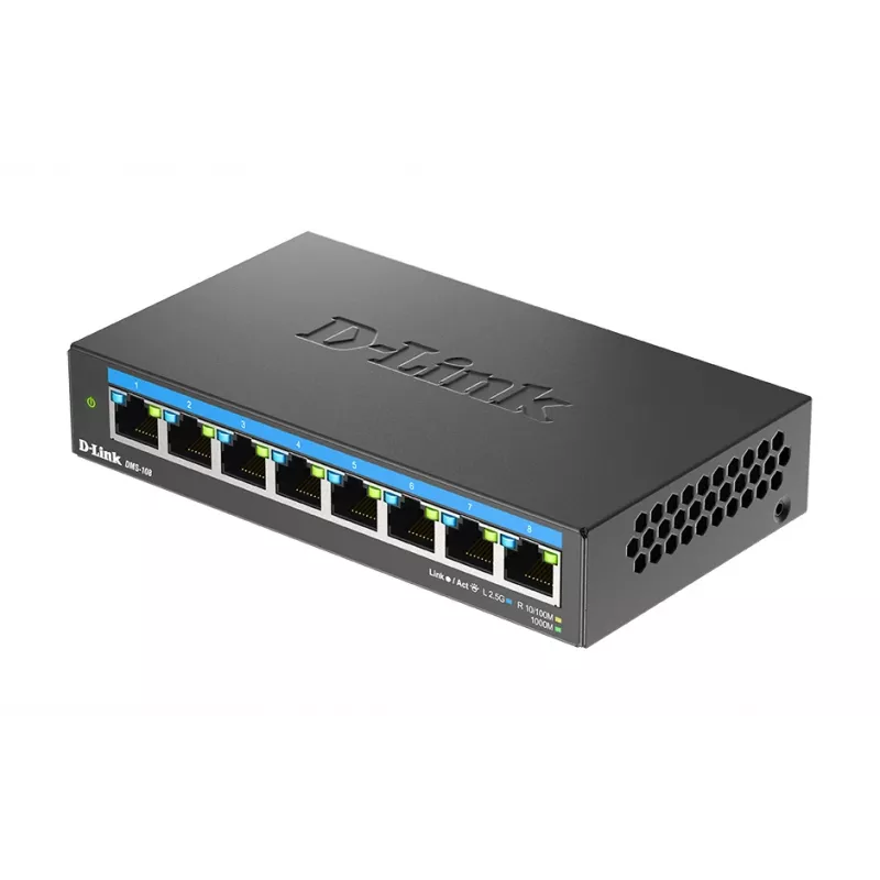 Przełącznik niezarządzalny D-Link DMS-108/E 8 portów 2.5G Ethernet 40 Gbit/s