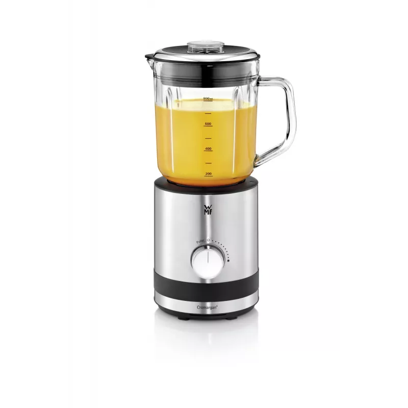 WMF KITCHENminis 0416490011 Blender stołowy 0,8 L 400 W Czarny, Stal nierdzewna, Przezroczysty