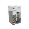 WMF KITCHENminis 0416490011 Blender stołowy 0,8 L 400 W Czarny, Stal nierdzewna, Przezroczysty