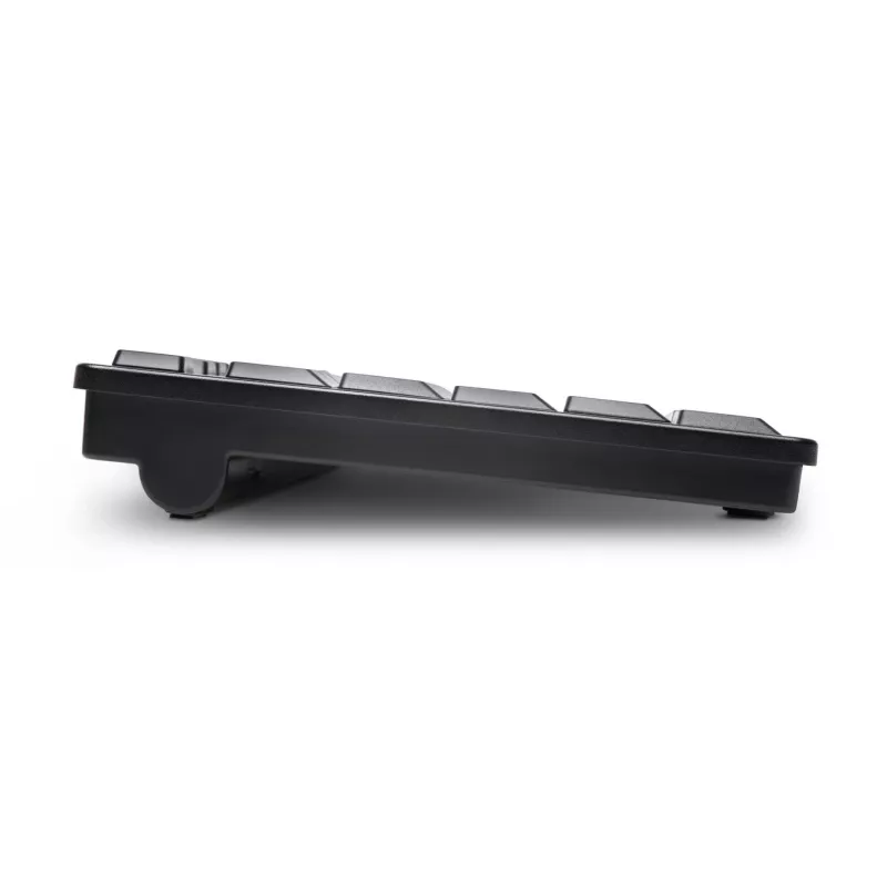 Kensington Pro Fit Wireless Desktop - Niemcy, Pełnowymiarowa (100%), Bezprzewodowa, RF Wireless, QWERTZ, Czarna, Mysz w zestawie