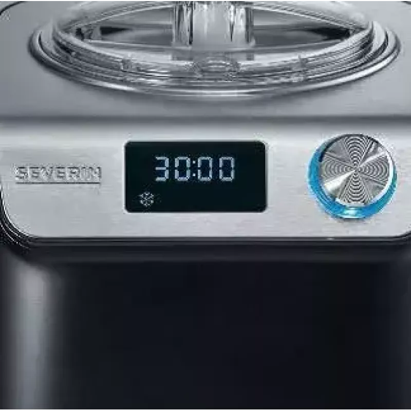 Maszynka do lodów Severin EZ 7407 1,2 L 135 W Czarny Stal nierdzewna