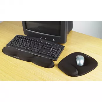 Podkładka pod mysz Kensington Foam z wbudowaną podpórką pod nadgarstek, czarna