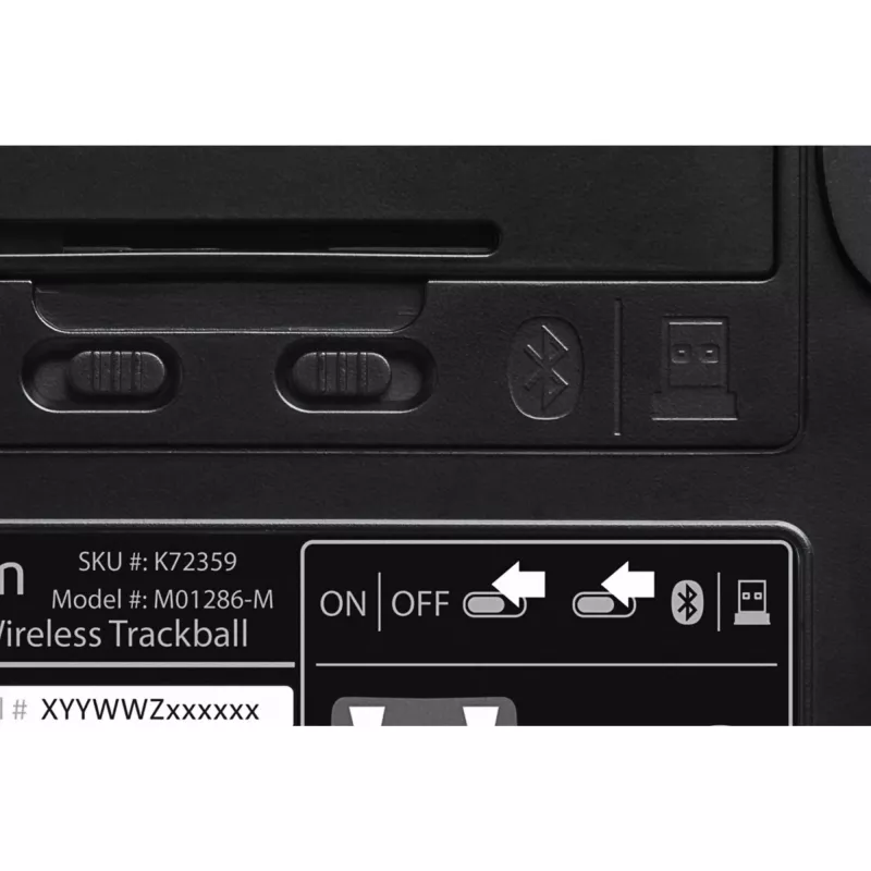 Kensington Expert mysz Wireless Trackball, symetryczna, optyczna, RF Wireless + Bluetooth, 400 DPI, czarna