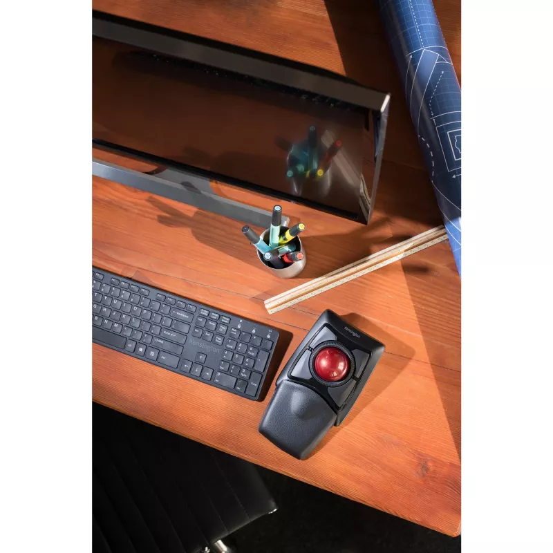 Kensington Expert mysz Wireless Trackball, symetryczna, optyczna, RF Wireless + Bluetooth, 400 DPI, czarna