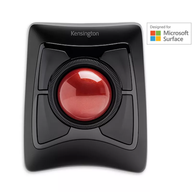 Kensington Expert mysz Wireless Trackball, symetryczna, optyczna, RF Wireless + Bluetooth, 400 DPI, czarna