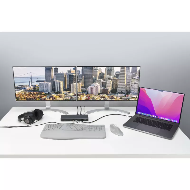 Kensington SD5760T Thunderbolt 4 Dual 4K Docking Station with 96W Power Delivery
