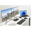 Stacja dokująca Kensington SD4781P EQ USB-C i USB-A Dual 4K, przewodowa, USB 3.2 Gen 2 (3.1 Gen 2) Type-C, 100 W, 3,5 mm, 10,100,1000 Mbit/s, czarna