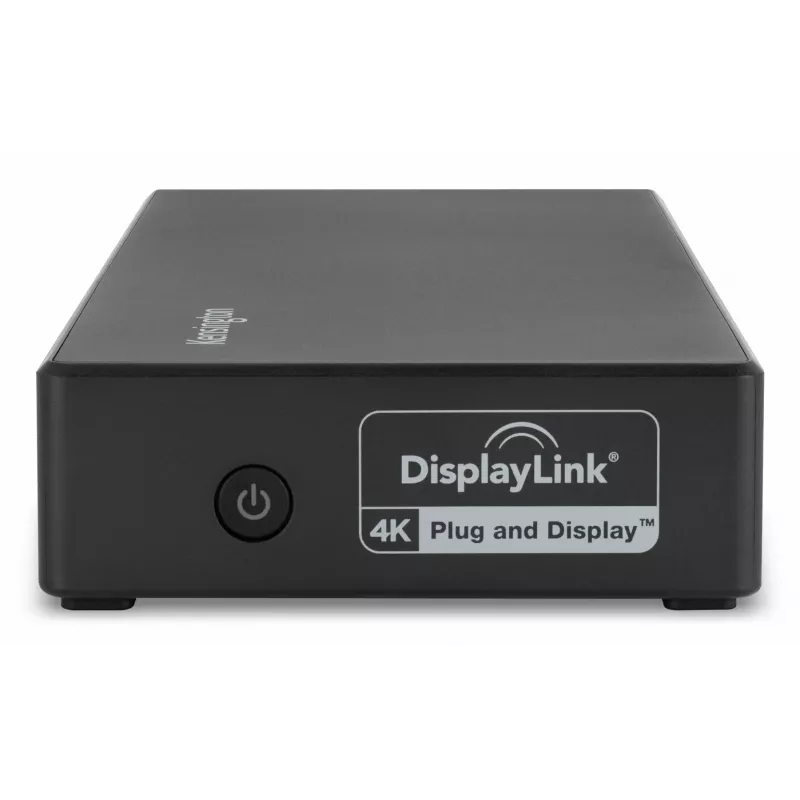 Stacja dokująca Kensington SD4781P EQ USB-C i USB-A Dual 4K, przewodowa, USB 3.2 Gen 2 (3.1 Gen 2) Type-C, 100 W, 3,5 mm, 10,100,1000 Mbit/s, czarna