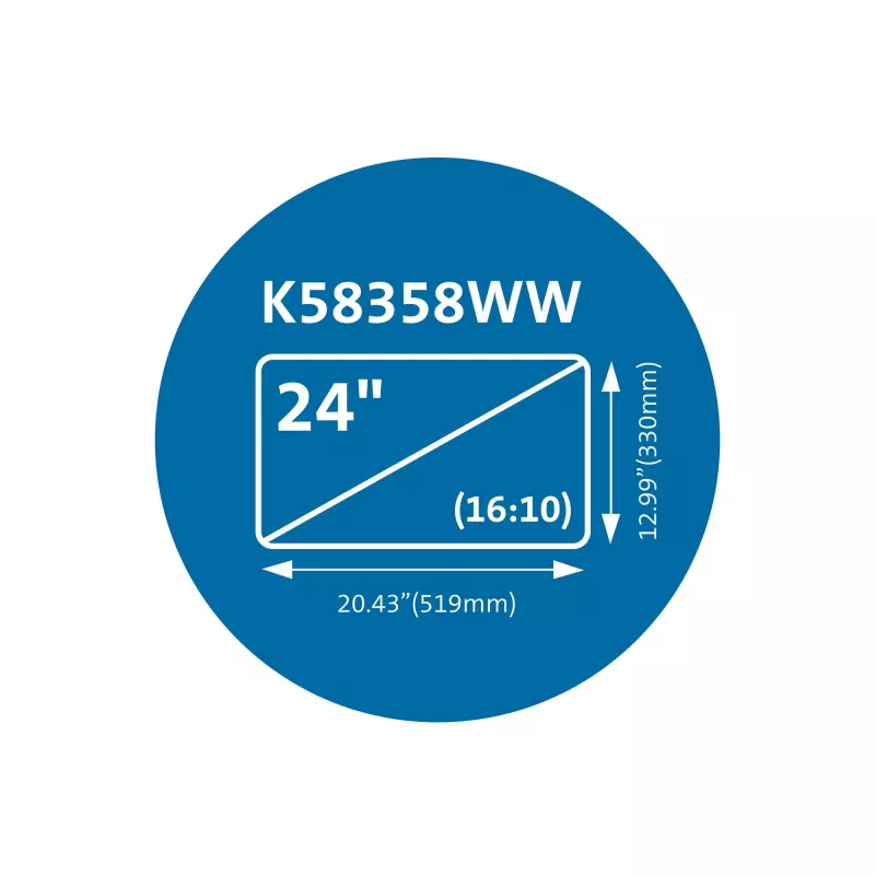 Kensington MagPro Magnetyczny Filtr Prywatyzujący do Monitorów 24” (16:10)
