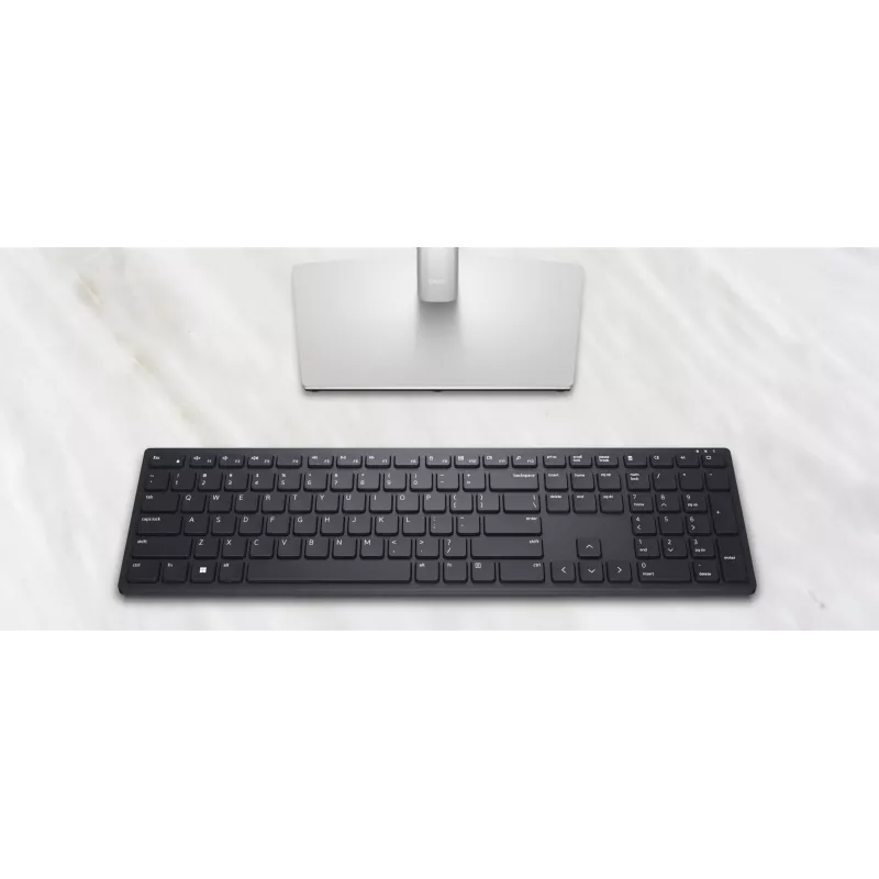 Klawiatura DELL Pro - KB500 - niemiecka (QWERTZ), pełnowymiarowa (100%), bezprzewodowa, RF Wireless, QWERTZ, czarna