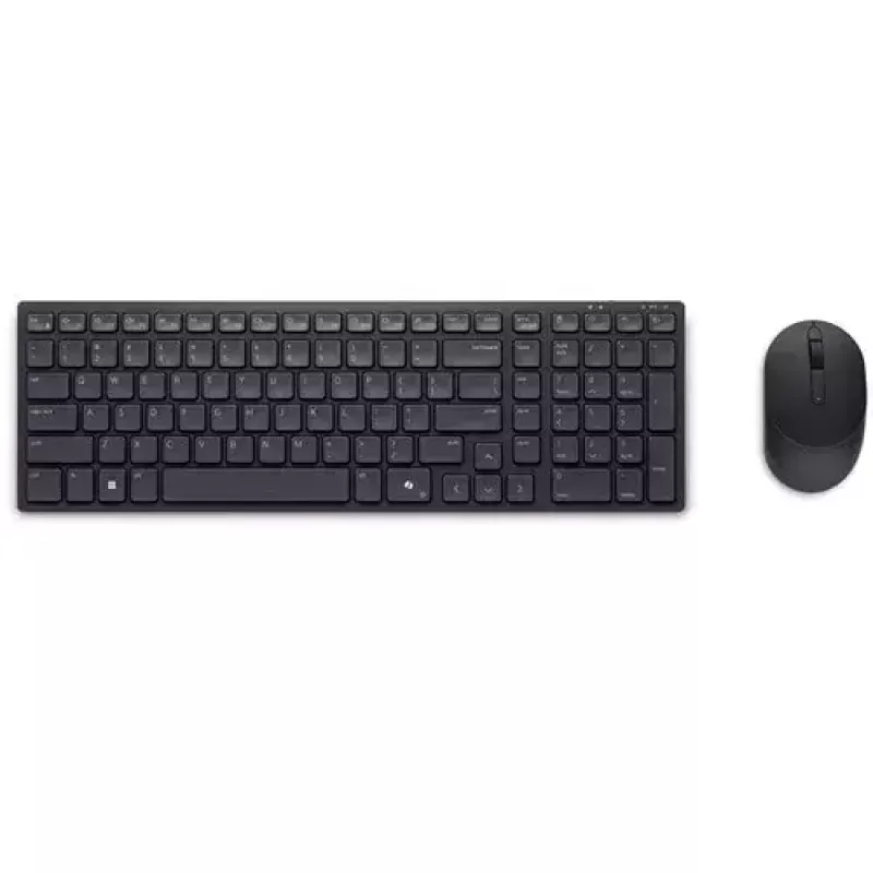 Zestaw klawiatury i myszy DELL KM555 uniwersalny RF Wireless + Bluetooth QWERTZ niemiecki czarny