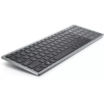 DELL KB740 klawiatura biurowa RF Wireless Bluetooth QWERTZ niemiecki szaro-czarna