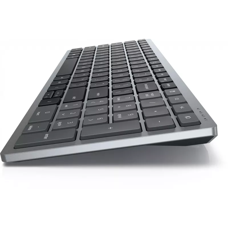 DELL KB740 klawiatura biurowa RF Wireless Bluetooth QWERTZ niemiecki szaro-czarna