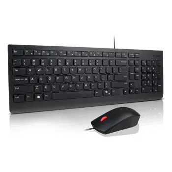 Lenovo 4X31R64414 klawiatura Mysz w zestawie Uniwersalny USB Niemiecki Czarny