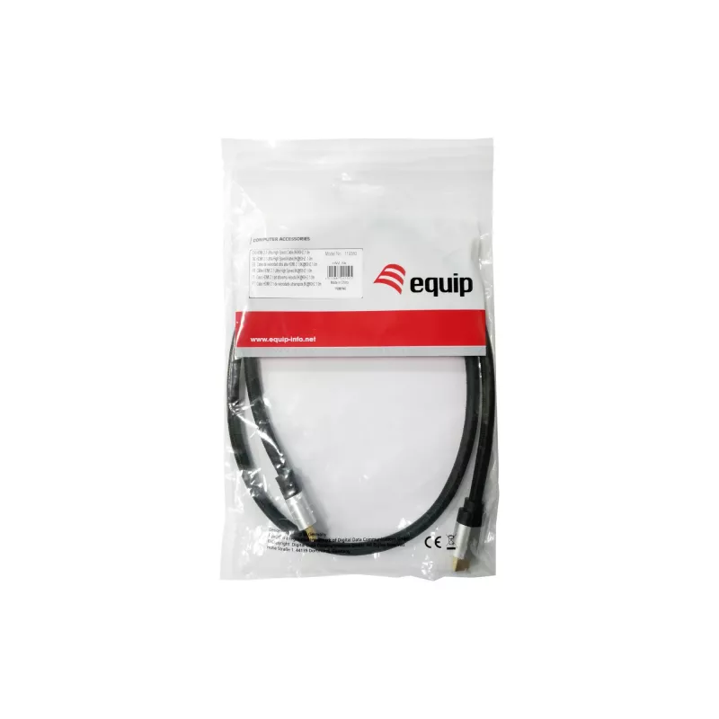 Equip 119380 Kabel HDMI 2.1 Ultra High Speed, 1,0 m, 8K/60Hz, 4K/120Hz