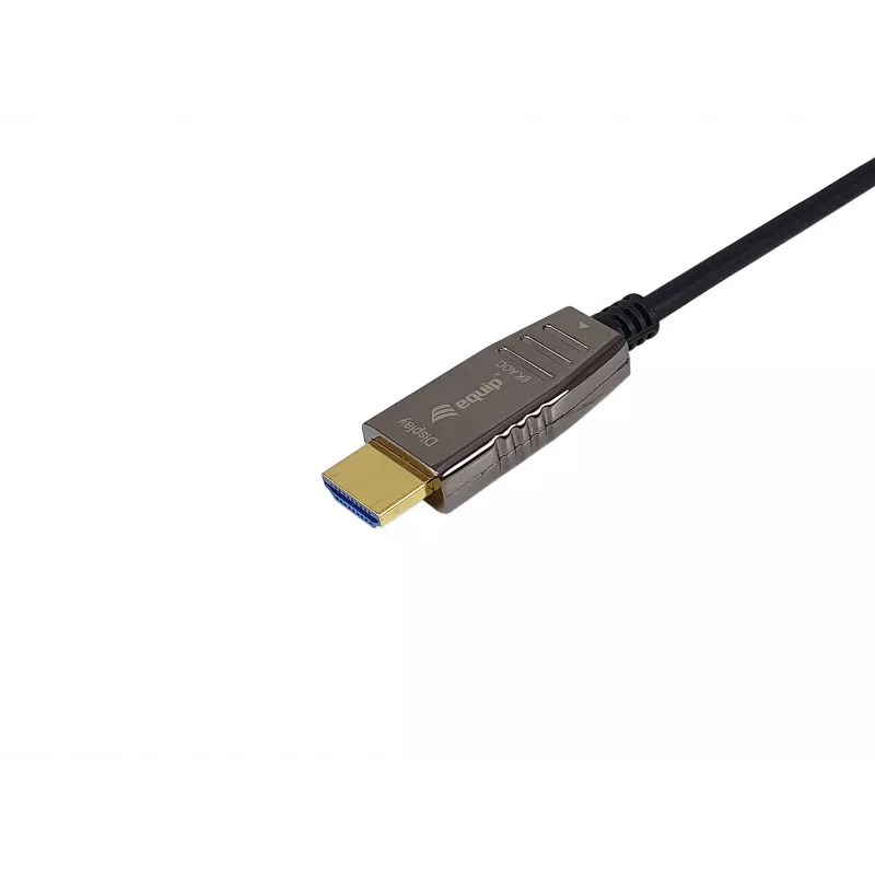 Equip HDMI 2.1 Active Optical kabel, 20m, 8K/60Hz, 20 m, HDMI Type A (Standard), HDMI Type A (Standard), 3D, Audio Return Channel (ARC), Czarny