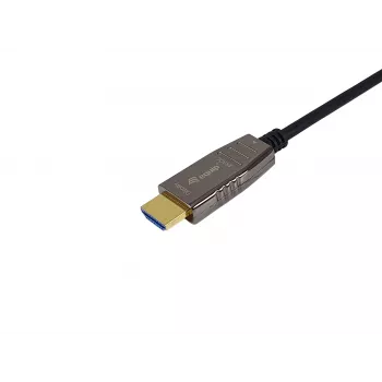 Equip HDMI 2.1 Aktywny kabel optyczny, 50m, 8K/60Hz, 50 m, HDMI Typ A (Standard), HDMI Typ A (Standard), 3D, Kanał zwrotny audio (ARC), Czarny