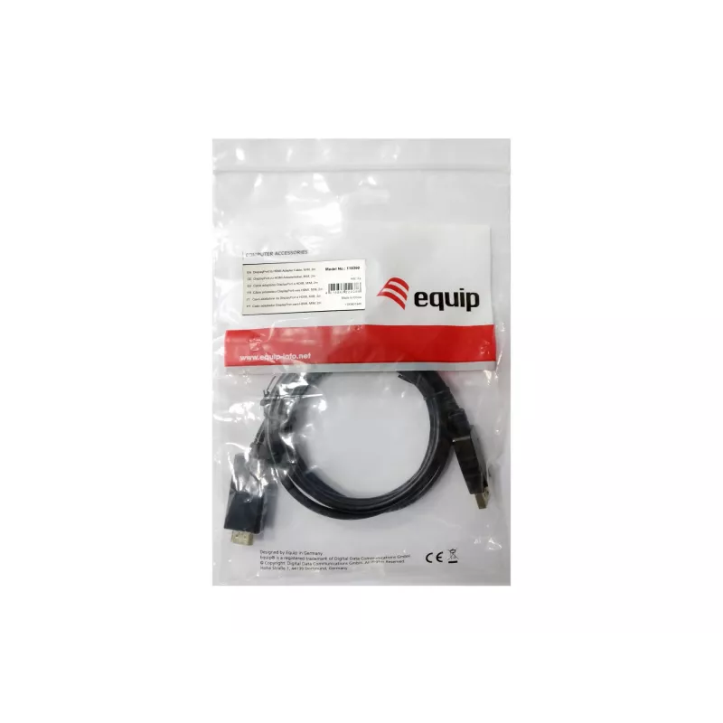 adapter kablowya Equip DisplayPort–HDMI, 2 m