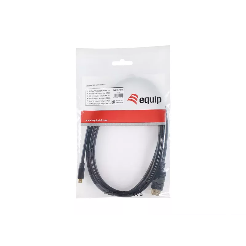 Kabel Equip Mini DisplayPort na DisplayPort, M/M, 2,0 m