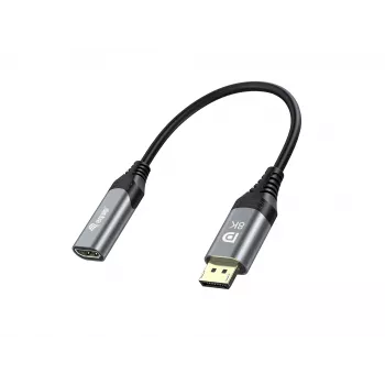 Equip DisplayPort 1.4 do HDMI Adapter 8K 60Hz 0.15m