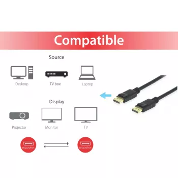 Equip Kabel DisplayPort 1.4, 10 m, 8K/60Hz