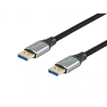 Equip DisplayPort 2.1 Premium kabel, 3,0m, 16K/60Hz, 54Gbps