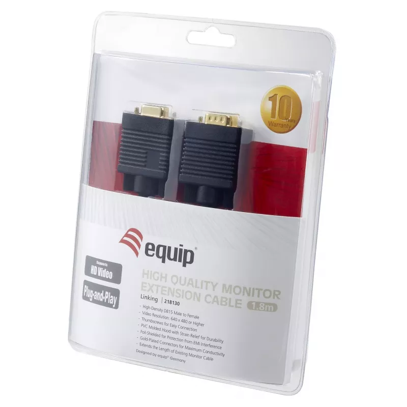 Equip Kabel przedłużający HD15 VGA, 1,8 m