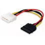 Equip SATA wewnętrzny kabel zasilający, Molex (4-pin), SATA 15-pin, 0,15 m, męski, prosty, prosty