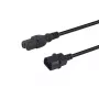 Equip 112171 Kabel zasilający Czarny 3 m C14 wtyczka C15 gniazdo