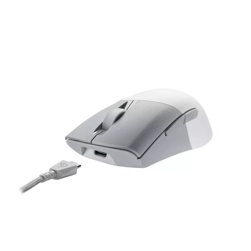 Mysz ASUS ROG Keris Wireless AimPoint Gaming Praworęczna RF Wireless + Bluetooth + USB Type-C Optyczna 36000 DPI