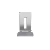 Podwyższona podstawa Kensington do Surface, Platinum, Aluminium, Guma, Termoplastyczny poliuretan (TPU), Cynk, 126,4 mm, 139,3 mm, 193 mm, 612 g