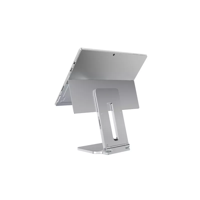 Podwyższona podstawa Kensington do Surface, Platinum, Aluminium, Guma, Termoplastyczny poliuretan (TPU), Cynk, 126,4 mm, 139,3 mm, 193 mm, 612 g