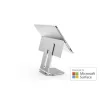 Podwyższona podstawa Kensington do Surface, Platinum, Aluminium, Guma, Termoplastyczny poliuretan (TPU), Cynk, 126,4 mm, 139,3 mm, 193 mm, 612 g