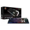 COUGAR CGR-WM1MB-ATR klawiatura Gaming USB QWERTY angielska Aluminium, Czarny