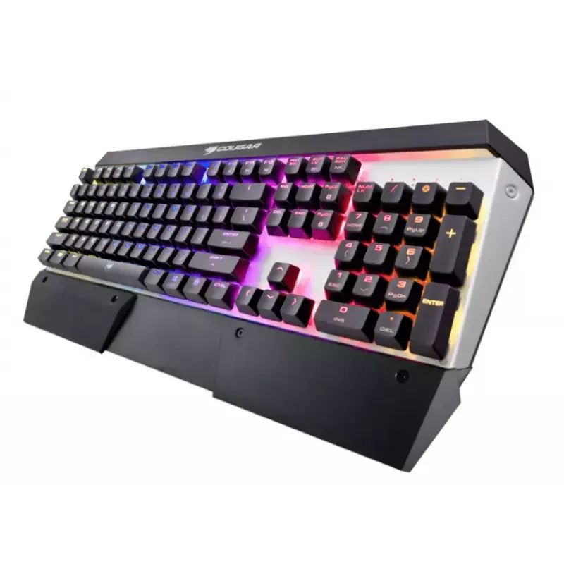 COUGAR CGR-WM1MB-ATR klawiatura Gaming USB QWERTY angielska Aluminium, Czarny