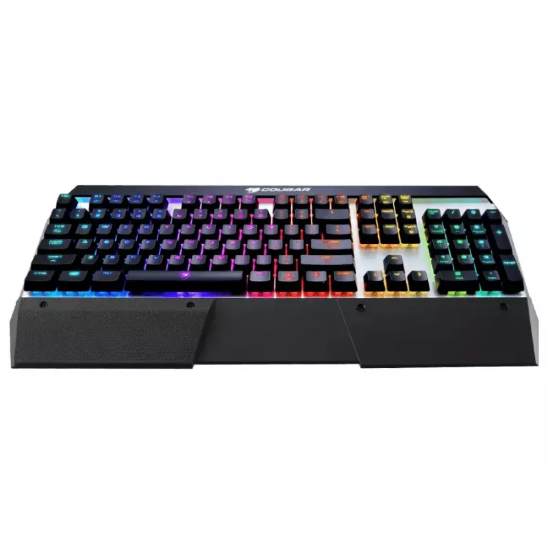 COUGAR CGR-WM1MB-ATR klawiatura Gaming USB QWERTY angielska Aluminium, Czarny