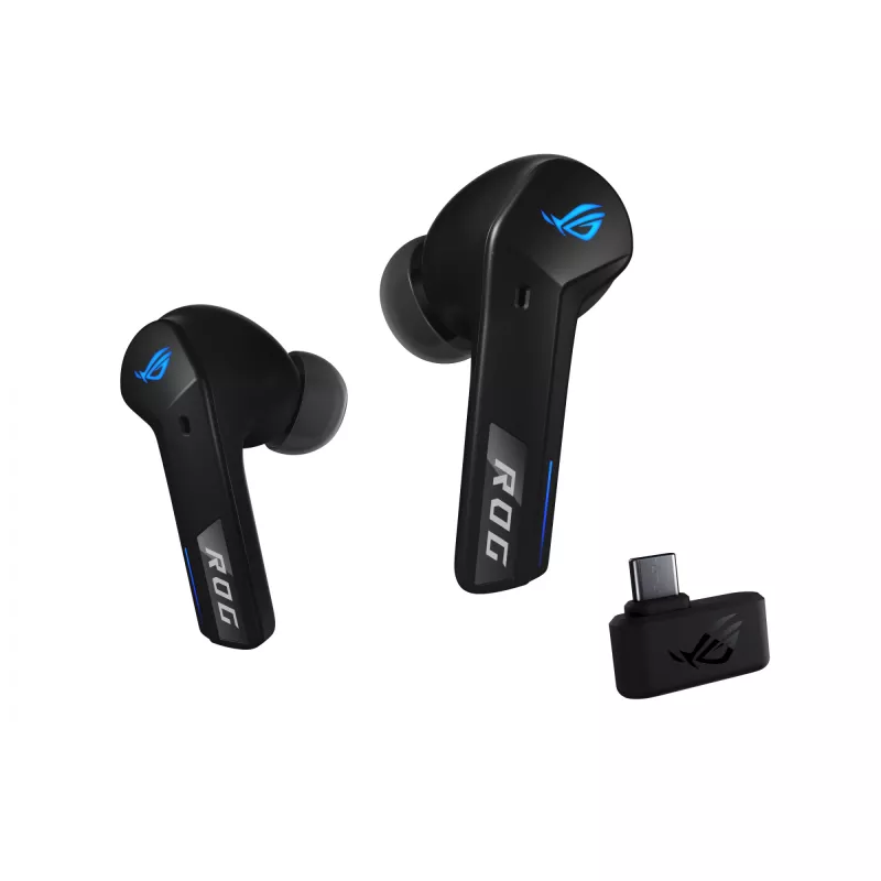 Zestaw słuchawkowy ASUS ROG Cetra True Wireless Speednova True Wireless Stereo (TWS) douszny do gier Bluetooth czarny