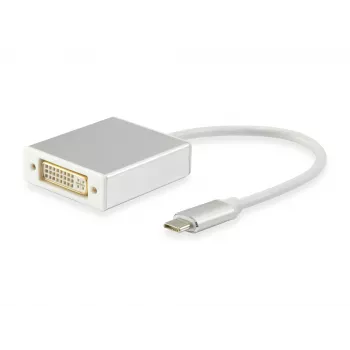 Adapter USB typu C na DVI-I Dual Link Equip 133453