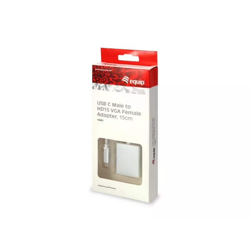Adapter USB typu C na HD15 VGA Equip 133451