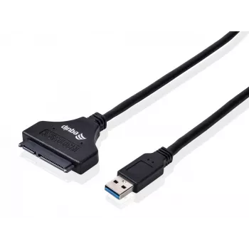 Adapter Equip USB 3.0 na SATA, czarny, 5 Gbit/s, CE, 50 mm, 9,5 mm, 550 mm