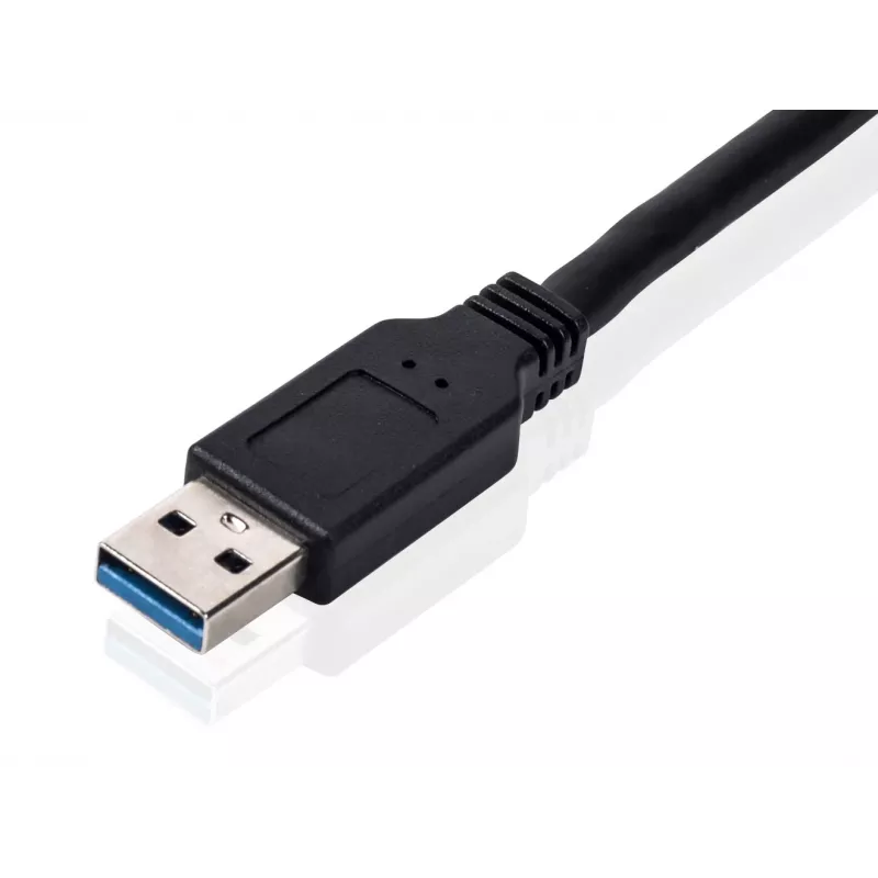 Adapter Equip USB 3.0 na SATA, czarny, 5 Gbit/s, CE, 50 mm, 9,5 mm, 550 mm