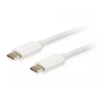 Kabel Equip Platinum USB Type C, 2 m, USB C, USB C, USB 3.2 Gen 2 (3.1 Gen 2), 10 Gbit/s, Biały