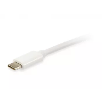 Kabel Equip Platinum USB Type C, 2 m, USB C, USB C, USB 3.2 Gen 2 (3.1 Gen 2), 10 Gbit/s, Biały